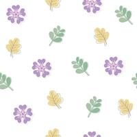 Seamless flower pattern design . Floral print for fabric. vector