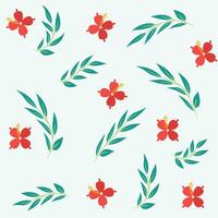 Seamless flower pattern design . Floral print for fabric. vector
