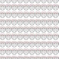 Seamless pattern with simple geometric shapes. Monochrome abstract backgrounds vector