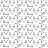 Monochrome seamless pattern with simple geometric shapes. Scandinavian abstract background. vector