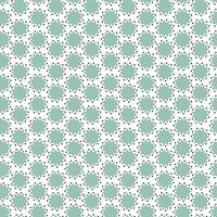 Seamless pattern with simple geometric shapes. Scandinavian abstract background in pastel green vector