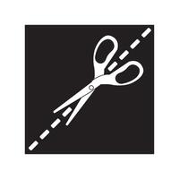 cutting scissors icon illustration design template vector
