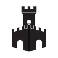 fortress icon illustration design template vector
