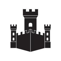 fortress icon illustration design template vector