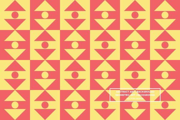 Geometric Pattern - Geometric Background - Abstract Background - Triangles - Orange - Use in Website Design, Packaging, Wall Art, Wallpaper, Poster, Banner, Profile, Brochure, Apparel, Textiles
