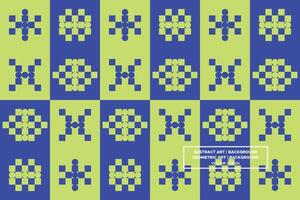 Abstract Background - Geometric Background - Geometric Pattern - Mixed Shapes - Green - Use in Website Design, Packaging, Wall Art, Wallpaper, Poster, Banner, Profile, Brochure, Apparel, Textiles vector
