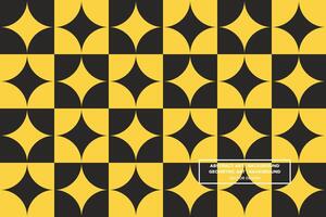 Geometric Pattern - Geometric Background - Abstract Background - Circles - Yellow - Use in Website Design, Packaging, Wall Art, Wallpaper, Poster, Banner, Profile, Brochure, Apparel, Textiles vector