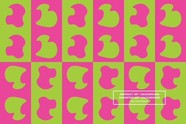 Geometric Pattern - Geometric Background - Abstract Background - Mixed Shapes - Pink - Use in Website Design, Packaging, Wall Art, Wallpaper, Poster, Banner, Profile, Brochure, Apparel, Textiles