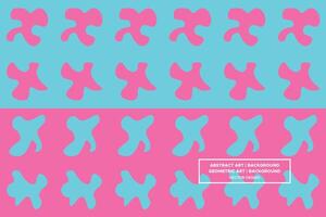 Geometric Pattern - Geometric Background - Abstract Background - Mixed Shapes - Pink - Use in Website Design, Packaging, Wall Art, Wallpaper, Poster, Banner, Profile, Brochure, Apparel, Textiles vector