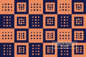 Geometric Pattern - Geometric Background - Abstract Background - Mixed Shapes - Brown - Use in Website Design, Packaging, Wall Art, Wallpaper, Poster, Banner, Profile, Brochure, Apparel, Textiles vector