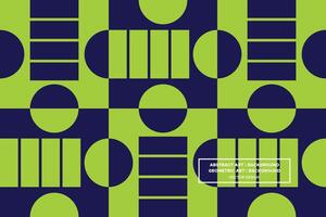 Geometric Pattern - Geometric Background - Abstract Background - Circles - Green - Use in Website Design, Packaging, Wall Art, Wallpaper, Poster, Banner, Profile, Brochure, Apparel, Textiles vector