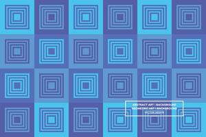 Geometric Pattern - Geometric Background - Abstract Background - Squares - Blue - Use in Website Design, Packaging, Wall Art, Wallpaper, Poster, Banner, Profile, Brochure, Apparel, Textiles vector