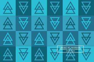 Geometric Pattern - Geometric Background - Abstract Background - Triangles - Green - Use in Website Design, Packaging, Wall Art, Wallpaper, Poster, Banner, Profile, Brochure, Apparel, Textiles vector