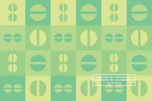 Geometric Pattern - Geometric Background - Abstract Background - Circles - Green - Use in Website Design, Packaging, Wall Art, Wallpaper, Poster, Banner, Profile, Brochure, Apparel, Textiles vector