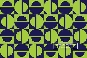 Geometric Pattern - Geometric Background - Abstract Background - Circles - Green - Use in Website Design, Packaging, Wall Art, Wallpaper, Poster, Banner, Profile, Brochure, Apparel, Textiles vector