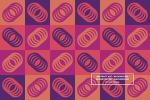 Geometric Pattern - Geometric Background - Abstract Background - Circles - Purple - Use in Website Design, Packaging, Wall Art, Wallpaper, Poster, Banner, Profile, Brochure, Apparel, Textiles vector