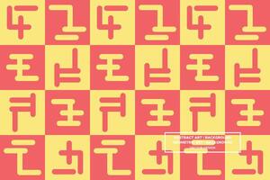 Geometric Pattern - Geometric Background - Abstract Background - Mixed Shapes - Yellow - Use in Website Design, Packaging, Wall Art, Wallpaper, Poster, Banner, Profile, Brochure, Apparel, Textiles vector