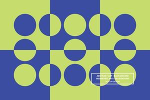 Geometric Pattern - Geometric Background - Abstract Background - Circles - Green - Use in Website Design, Packaging, Wall Art, Wallpaper, Poster, Banner, Profile, Brochure, Apparel, Textiles vector