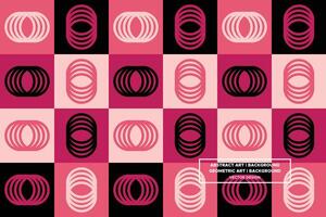 Geometric Pattern - Geometric Background - Abstract Background - Circles - Red - Use in Website Design, Packaging, Wall Art, Wallpaper, Poster, Banner, Profile, Brochure, Apparel, Textiles vector