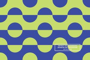 Geometric Pattern - Geometric Background - Abstract Background - Circles - Green - Use in Website Design, Packaging, Wall Art, Wallpaper, Poster, Banner, Profile, Brochure, Apparel, Textiles vector