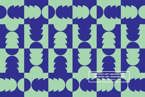 Geometric Pattern - Geometric Background - Abstract Background - Circles - Green - Use in Website Design, Packaging, Wall Art, Wallpaper, Poster, Banner, Profile, Brochure, Apparel, Textiles vector