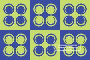 Abstract Background - Geometric Background - Geometric Pattern - Circles - Green - Use in Website Design, Packaging, Wall Art, Wallpaper, Poster, Banner, Profile, Brochure, Apparel, Textiles vector