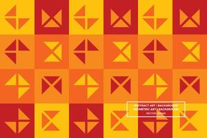 Abstract Background - Geometric Background - Geometric Pattern - Triangles - Orange - Use in Website Design, Packaging, Wall Art, Wallpaper, Poster, Banner, Profile, Brochure, Apparel, Textiles vector