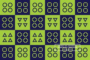 Abstract Background - Geometric Background - Geometric Pattern - Mixed Shapes - Green - Use in Website Design, Packaging, Wall Art, Wallpaper, Poster, Banner, Profile, Brochure, Apparel, Textiles vector