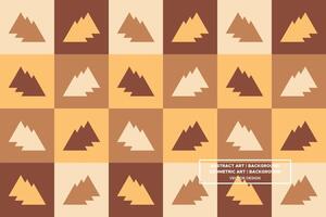 Abstract Background - Geometric Background - Geometric Pattern - Triangles - Brown - Use in Website Design, Packaging, Wall Art, Wallpaper, Poster, Banner, Profile, Brochure, Apparel, Textiles vector