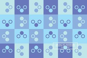 Abstract Background - Geometric Background - Geometric Pattern - Circles - Blue - Use in Website Design, Packaging, Wall Art, Wallpaper, Poster, Banner, Profile, Brochure, Apparel, Textiles vector