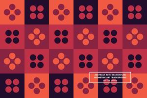 Abstract Background - Geometric Background - Geometric Pattern - Circles - Orange - Use in Website Design, Packaging, Wall Art, Wallpaper, Poster, Banner, Profile, Brochure, Apparel, Textiles vector