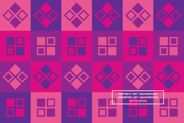 Abstract Background - Geometric Background - Geometric Pattern - Squares - Purple - Use in Website Design, Packaging, Wall Art, Wallpaper, Poster, Banner, Profile, Brochure, Apparel, Textiles