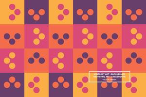 Abstract Background - Geometric Background - Geometric Pattern - Circles - Purple - Use in Website Design, Packaging, Wall Art, Wallpaper, Poster, Banner, Profile, Brochure, Apparel, Textiles vector