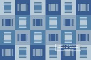 Abstract Background - Geometric Background - Geometric Pattern - Squares - Blue - Use in Website Design, Packaging, Wall Art, Wallpaper, Poster, Banner, Profile, Brochure, Apparel, Textiles vector