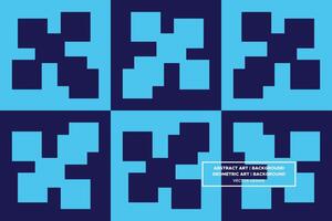 Abstract Background - Geometric Background - Geometric Pattern - Squares - Blue - Use in Website Design, Packaging, Wall Art, Wallpaper, Poster, Banner, Profile, Brochure, Apparel, Textiles vector