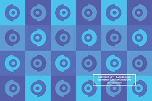 Abstract Background - Geometric Background - Geometric Pattern - Circles - Blue - Use in Website Design, Packaging, Wall Art, Wallpaper, Poster, Banner, Profile, Brochure, Apparel, Textiles vector