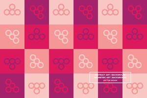Abstract Background - Geometric Background - Geometric Pattern - Circles - Purple - Use in Website Design, Packaging, Wall Art, Wallpaper, Poster, Banner, Profile, Brochure, Apparel, Textiles vector
