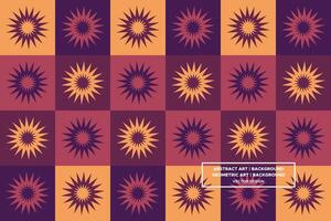 Abstract Background - Geometric Background - Geometric Pattern - Stars - Brown - Use in Website Design, Packaging, Wall Art, Wallpaper, Poster, Banner, Profile, Brochure, Apparel, Textiles vector