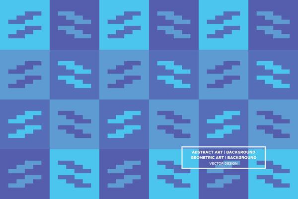 Abstract Background - Geometric Background - Geometric Pattern - Rectangles - Blue - Use in Website Design, Packaging, Wall Art, Wallpaper, Poster, Banner, Profile, Brochure, Apparel, Textiles