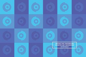 Abstract Background - Geometric Background - Geometric Pattern - Circles - Blue - Use in Website Design, Packaging, Wall Art, Wallpaper, Poster, Banner, Profile, Brochure, Apparel, Textiles vector