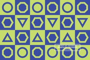 Abstract Background - Geometric Background - Geometric Pattern - Mixed Shapes - Green - Use in Website Design, Packaging, Wall Art, Wallpaper, Poster, Banner, Profile, Brochure, Apparel, Textiles vector