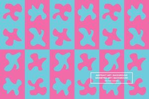 Geometric Pattern - Geometric Background - Abstract Background - Mixed Shapes - Pink - Use in Website Design, Packaging, Wall Art, Wallpaper, Poster, Banner, Profile, Brochure, Apparel, Textiles vector