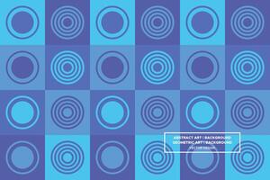 Geometric Pattern - Geometric Background - Abstract Background - Circles - Blue - Use in Website Design, Packaging, Wall Art, Wallpaper, Poster, Banner, Profile, Brochure, Apparel, Textiles vector