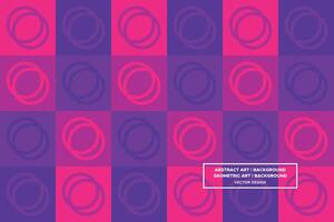 Geometric Pattern - Geometric Background - Abstract Background - Circles - Purple - Use in Website Design, Packaging, Wall Art, Wallpaper, Poster, Banner, Profile, Brochure, Apparel, Textiles vector