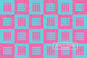 Geometric Pattern - Geometric Background - Abstract Background - Mixed Shapes - Pink - Use in Website Design, Packaging, Wall Art, Wallpaper, Poster, Banner, Profile, Brochure, Apparel, Textiles vector