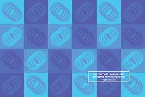 Geometric Pattern - Geometric Background - Abstract Background - Circles - Blue - Use in Website Design, Packaging, Wall Art, Wallpaper, Poster, Banner, Profile, Brochure, Apparel, Textiles vector