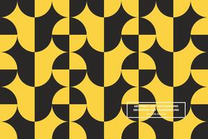 Geometric Pattern - Geometric Background - Abstract Background - Mixed Shapes - Yellow - Use in Website Design, Packaging, Wall Art, Wallpaper, Poster, Banner, Profile, Brochure, Apparel, Textiles vector