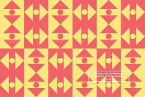 Geometric Pattern - Geometric Background - Abstract Background - Mixed Shapes - Yellow - Use in Website Design, Packaging, Wall Art, Wallpaper, Poster, Banner, Profile, Brochure, Apparel, Textiles vector
