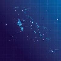 Bahamas map vecto internet network vector