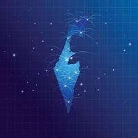 Philistine map vecto internet network vector